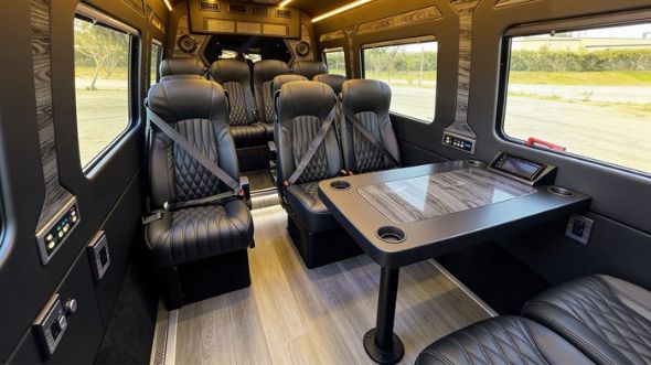 12 passenger sprinter van interior warren