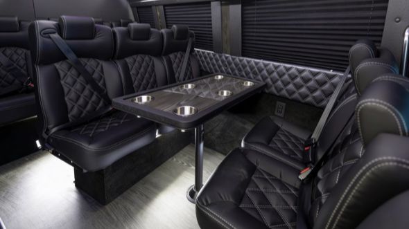 15 passenger sprinter van inside warren