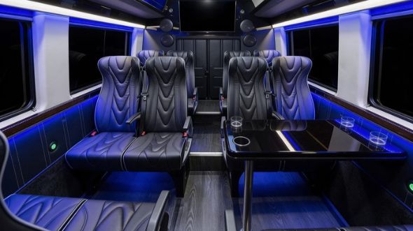 20 passenger sprinter van inside warren