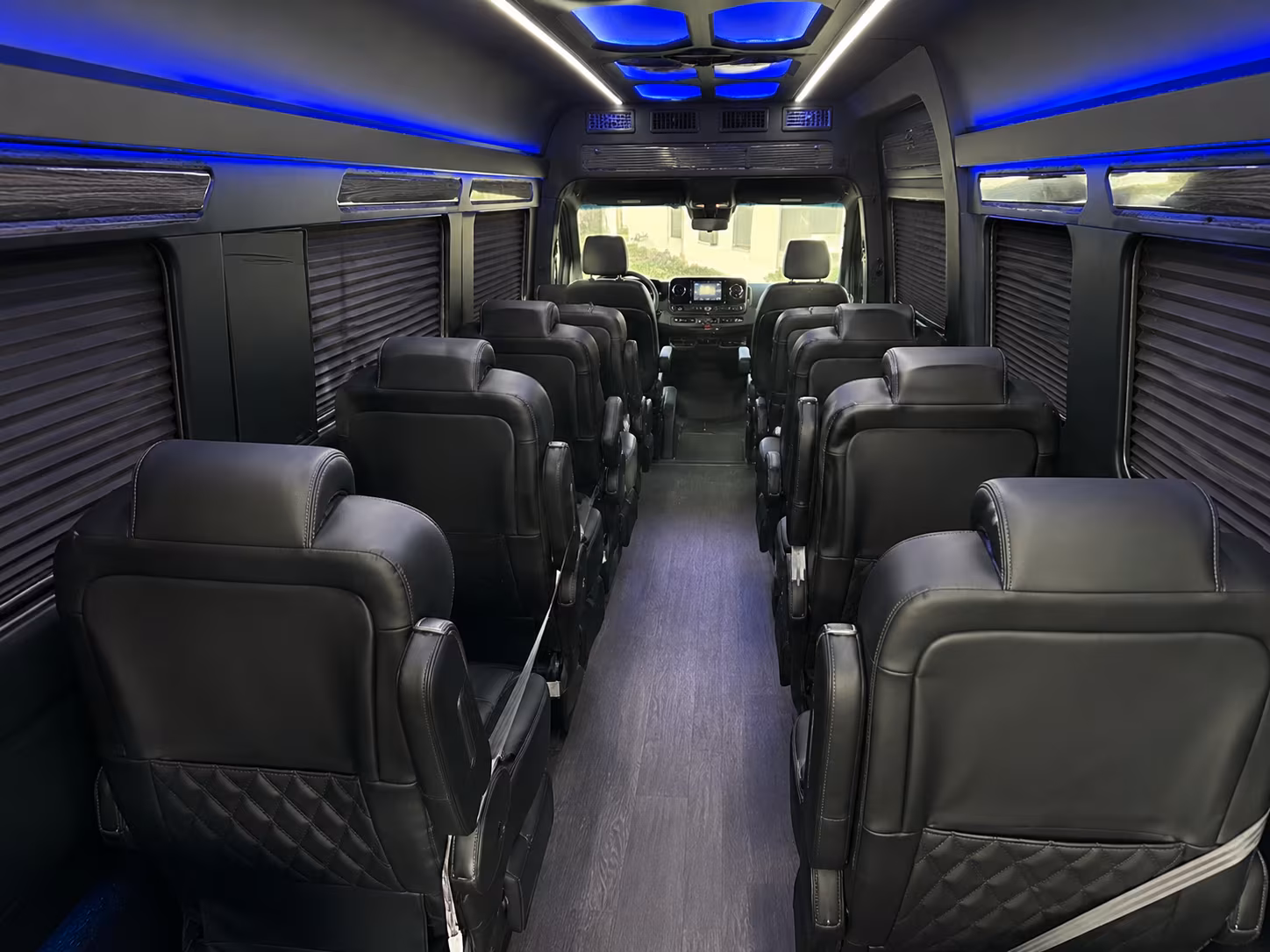warren 15 passenger sprinter van inside