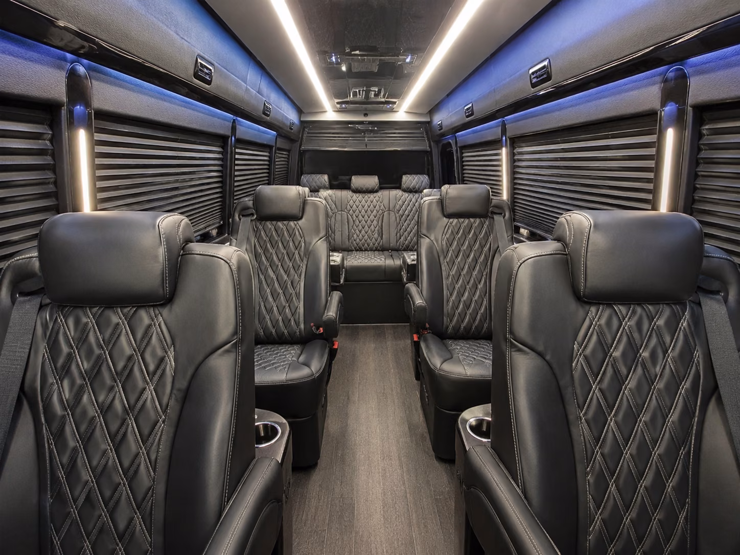 warren 20 passenger sprinter van interior