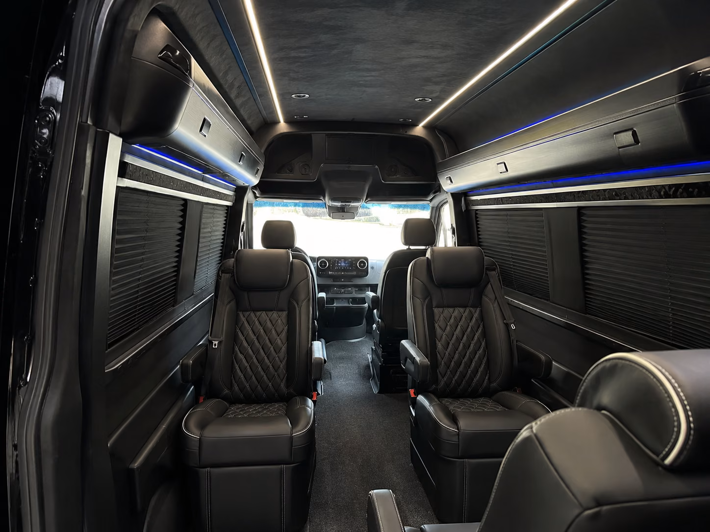 warren 8 passenger sprinter van inside