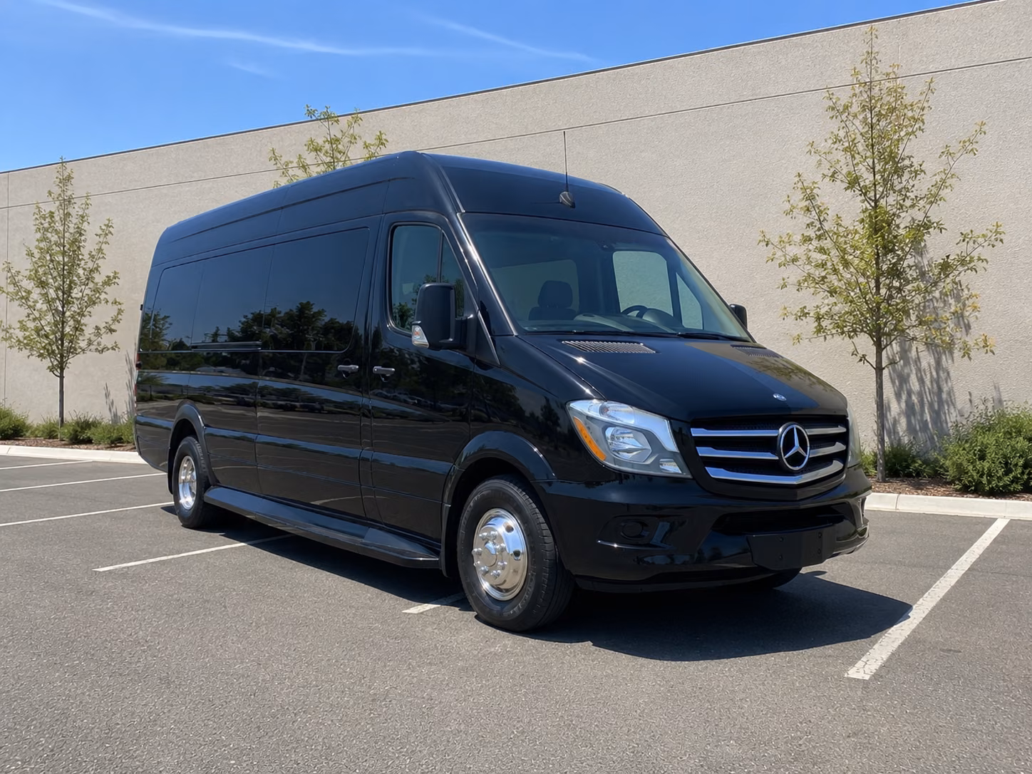 warren sporting event sprinter van rental