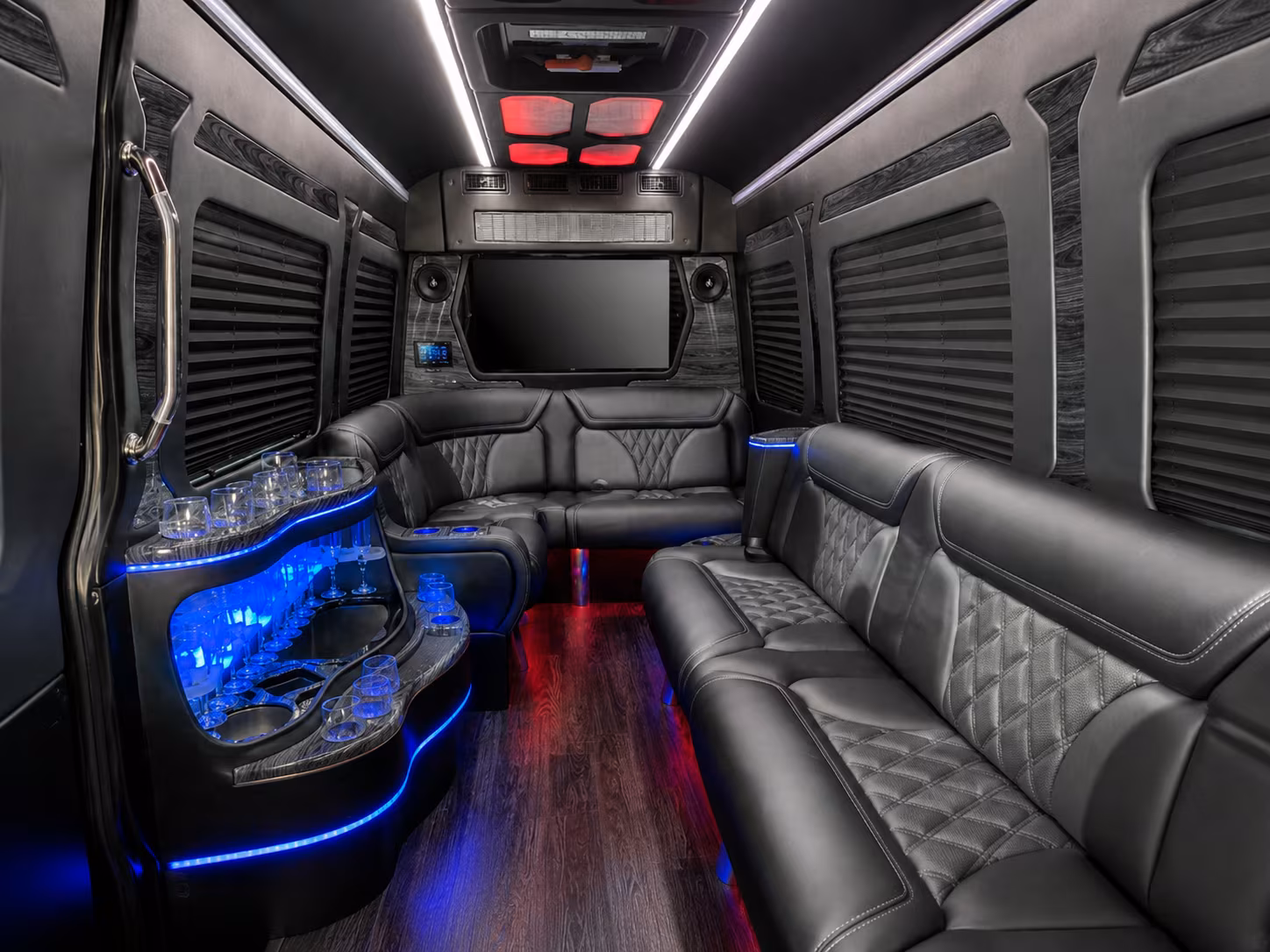 warren sprinter limousine interior