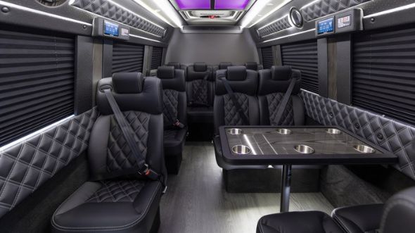 warren 15 passenger sprinter van interior